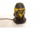 Veilleuse lampe brûle-parfum Robj pâte de verre fer forgé Art Déco XXème