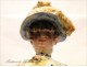 Elegant woman statuette slip Belle Epoque 1900