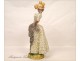 Elegant woman statuette slip Belle Epoque 1900