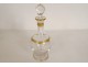 Service de nuit 4PC cristal Saint-Louis modèle Roty dorure carafe sucrier XXè