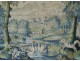 Tapisserie Aubusson paysage verdure canards chien oiseau château forêt 18è