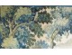 Tapisserie Aubusson paysage verdure canards chien oiseau château forêt 18è