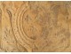 Terracotta plaque with coat of arms of France, fleur-de-lis crown, 18th century