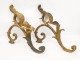 Pair of rods and balls Doors Curtain gilded bronze nineteenth