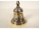 Cloche clochette de table argent vermeil Mexique orfève Tane 146,37gr XXè