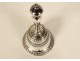 Cloche clochette de table argent massif Minerve Henin & Cie 119,06gr XIXème