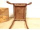 Port cabaret table Louis XV Bordelaise solid mahogany eighteenth century