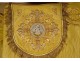 Pluvial liturgical screed embroidery gold thread mystical pelican 20th century