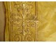 Pluvial liturgical screed embroidery gold thread mystical pelican 20th century