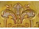 Pluvial liturgical screed embroidery gold thread mystical pelican 20th century