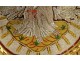 Pluvial liturgical screed embroidery gold thread mystical pelican 20th century