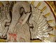 Pluvial liturgical screed embroidery gold thread mystical pelican 20th century