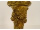Pair of Louis XVI candlesticks gilt bronze candlesticks 19th century flower garlands