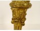 Pair of Louis XVI candlesticks gilt bronze candlesticks 19th century flower garlands