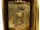 English vermeil silver desk clock London Asprey London 1909 XXth