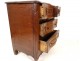 Small chest of drawers of master Louis XV carved walnut miniature XVIIIth century