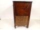 Small chest of drawers of master Louis XV carved walnut miniature XVIIIth century