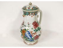 Porcelain covered jug China Compagnie Indes Famille Verte Kangxi 18th