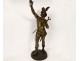 Large bronze scupture Emile Laporte Vercingetorix Gallic Warrior Nineteenth