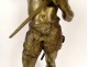 Large bronze scupture Emile Laporte Vercingetorix Gallic Warrior Nineteenth