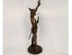 Large bronze scupture Emile Laporte Vercingetorix Gallic Warrior Nineteenth