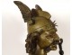 Large bronze scupture Emile Laporte Vercingetorix Gallic Warrior Nineteenth