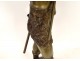 Large bronze scupture Emile Laporte Vercingetorix Gallic Warrior Nineteenth