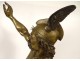 Large bronze scupture Emile Laporte Vercingetorix Gallic Warrior Nineteenth