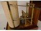 Barograph barometer recorder hygrometer J.Gambs Lyon mahogany brass twentieth