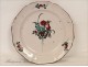 Marseille faience plate Carnation Flowers 18th