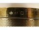 Silver vermilion round box Minerva goldsmith Puiforcat 170gr 20th century