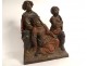 Polychrome wood sculpture Lamentation Lamentation Virgin Saint John XVIII
