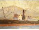 HSP marine painting steamboat Tiberias Salonika Greece Valloton 1940