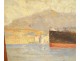 HSP marine painting steamboat Tiberias Salonika Greece Valloton 1940