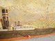 HSP marine painting steamboat Tiberias Salonika Greece Valloton 1940