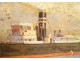 HSP marine painting steamboat Tiberias Salonika Greece Valloton 1940