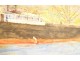 HSP marine painting steamboat Tiberias Salonika Greece Valloton 1940