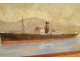 HSP marine painting steamboat Tiberias Salonika Greece Valloton 1940