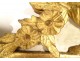 Louis XVI Provençal mirror carved gilded wood vase urn flowers 18th century