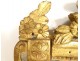 Louis XVI Provençal mirror carved gilded wood vase urn flowers 18th century