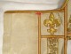 Conopea veil of tabernache silk embroidery Chrisme flowers 19th century