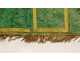 Conopea veil of tabernache silk embroidery Chrisme flowers 19th century
