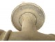 Pair of old bronze swan neck faucets 19th century