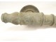 Pair of old bronze swan neck faucets 19th century