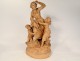 Terracotta sculpture Hanne woman children storm sailor Isle-Adam 19th century