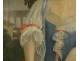 Large HST portrait painting Adrienne de Noailles marquise de la Fayette 18th