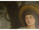 Large HST portrait painting Adrienne de Noailles marquise de la Fayette 18th