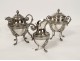 Selfish coffee tea service 3PC solid silver Minerva 603gr 19th century jug