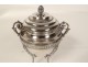 Selfish coffee tea service 3PC solid silver Minerva 603gr 19th century jug