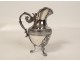 Selfish coffee tea service 3PC solid silver Minerva 603gr 19th century jug